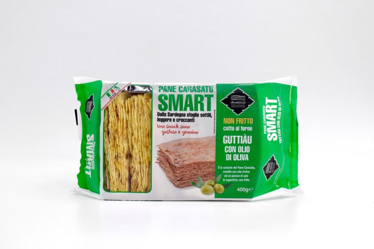 Pane carasatu smart guttiàu (confezione in cartone e film flowpack) 400g – Confezione da 12